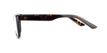 Women Vista Eyglasses: Banda - Black Tortoiseshell -SpaceSMART Eye Clinic (Side View)